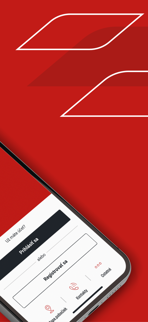 Moja Generali - Moja Generali mobile app login and registration screen