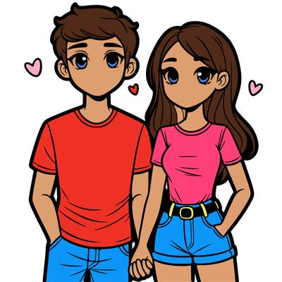 boyfriend and girlfriend