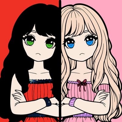realistic girls split