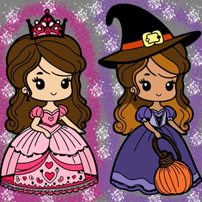princess as a witch
