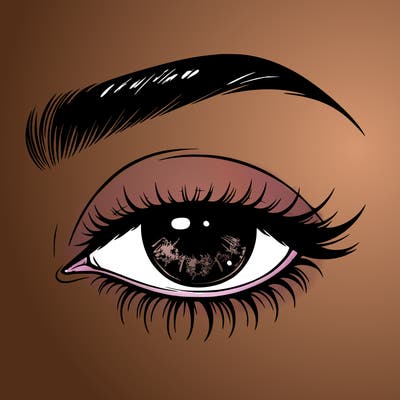 eye closed realistic