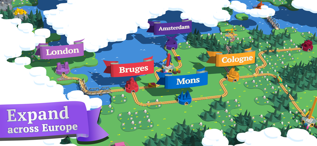 Train Conductor World - Railway network expansion across Europe in Train Conductor World