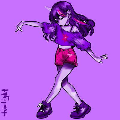 realistic girl danceing