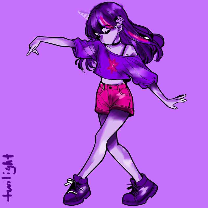 realistic girl danceing