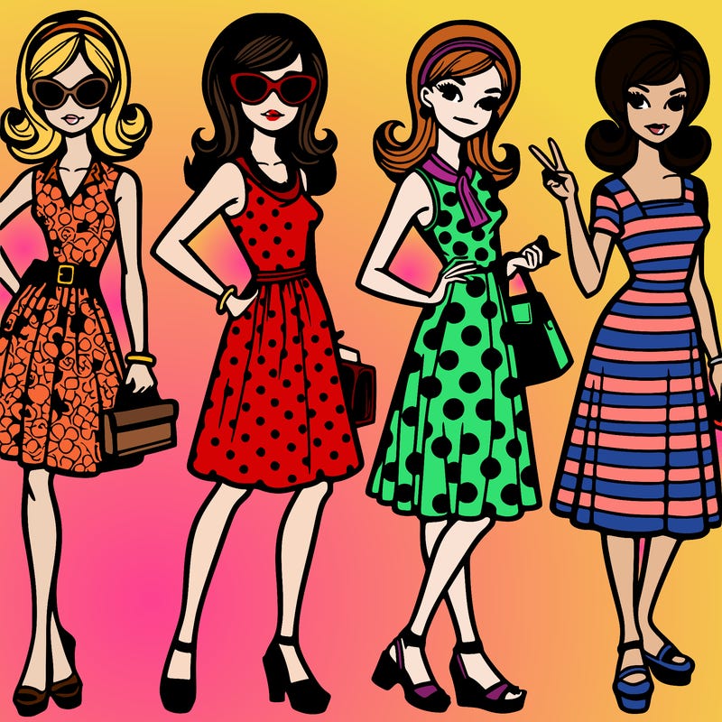 1960s retro women