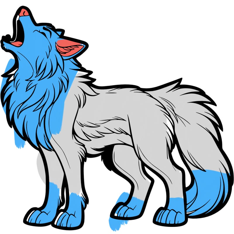 therian wolf howling