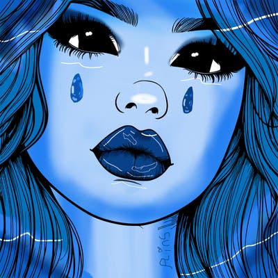 really realistic girl with lips