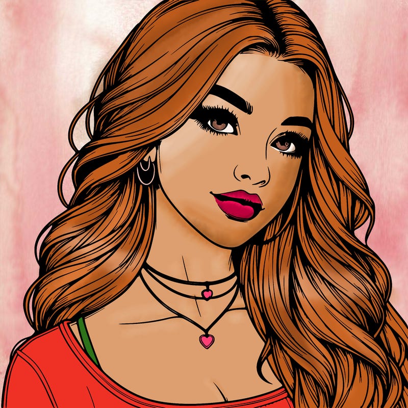 detailed realistic girl