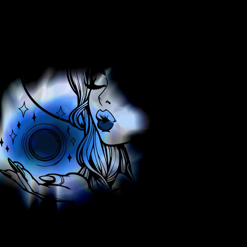 realistic elf casting a spell with lips