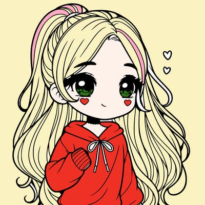 cute girl realistic