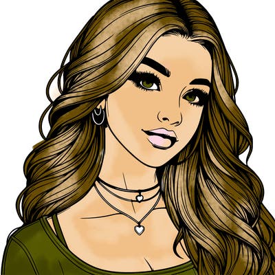 detailed realistic girl