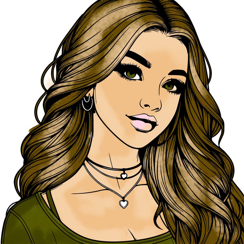 detailed realistic girl