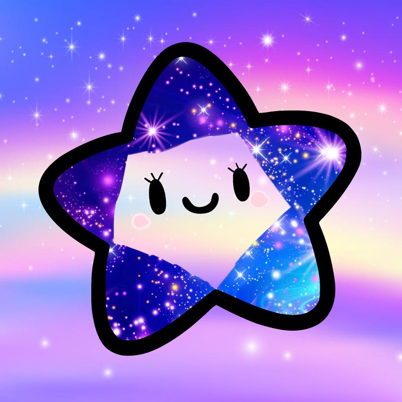 one star in the sky without a face