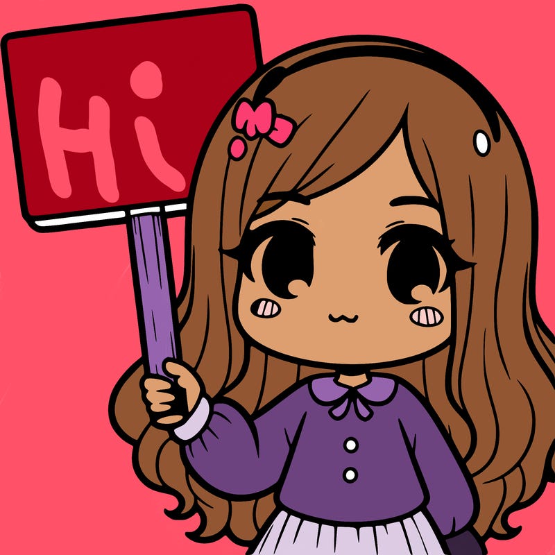 a girl holding a sign