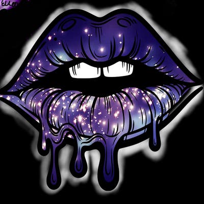 lips that look realistic and drip