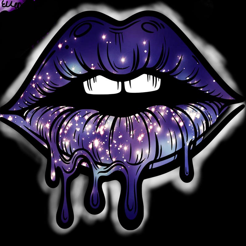 lips that look realistic and drip