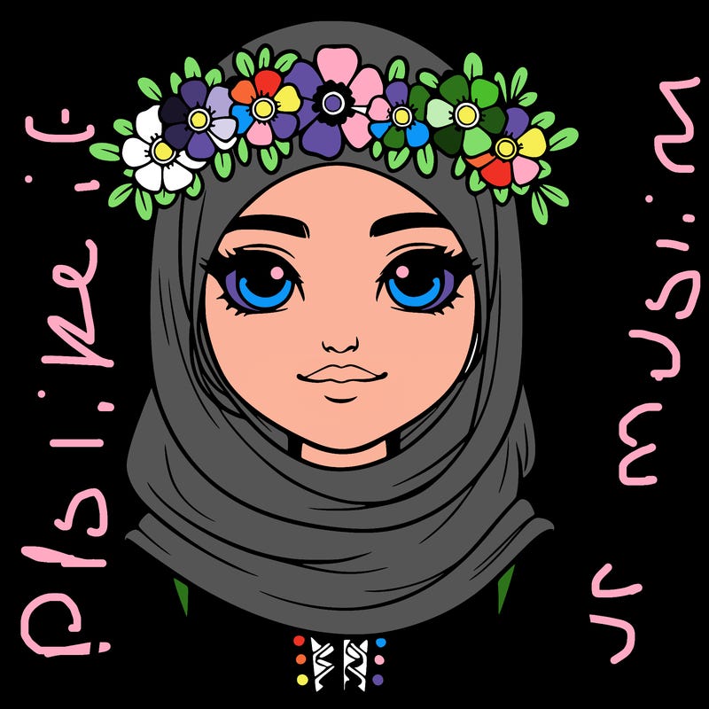 realistic girl with flower crown
