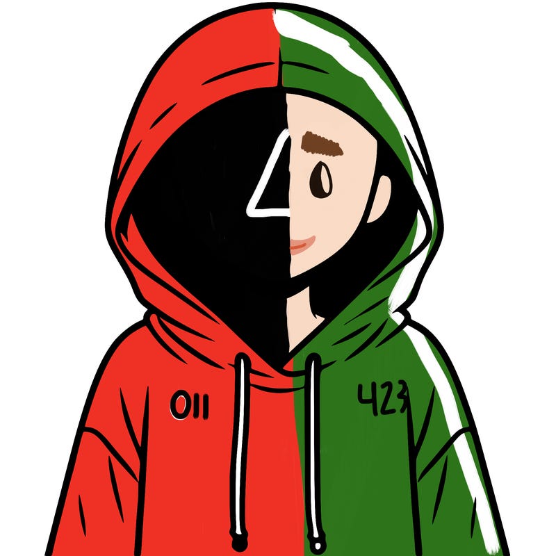 faceless girl in hoodie