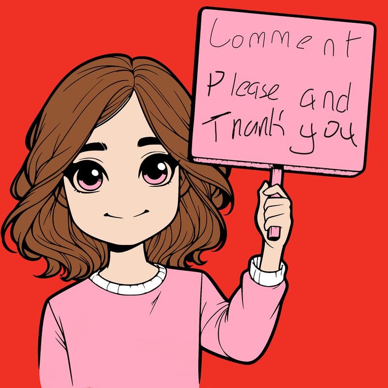 realistic girl holding up a sign