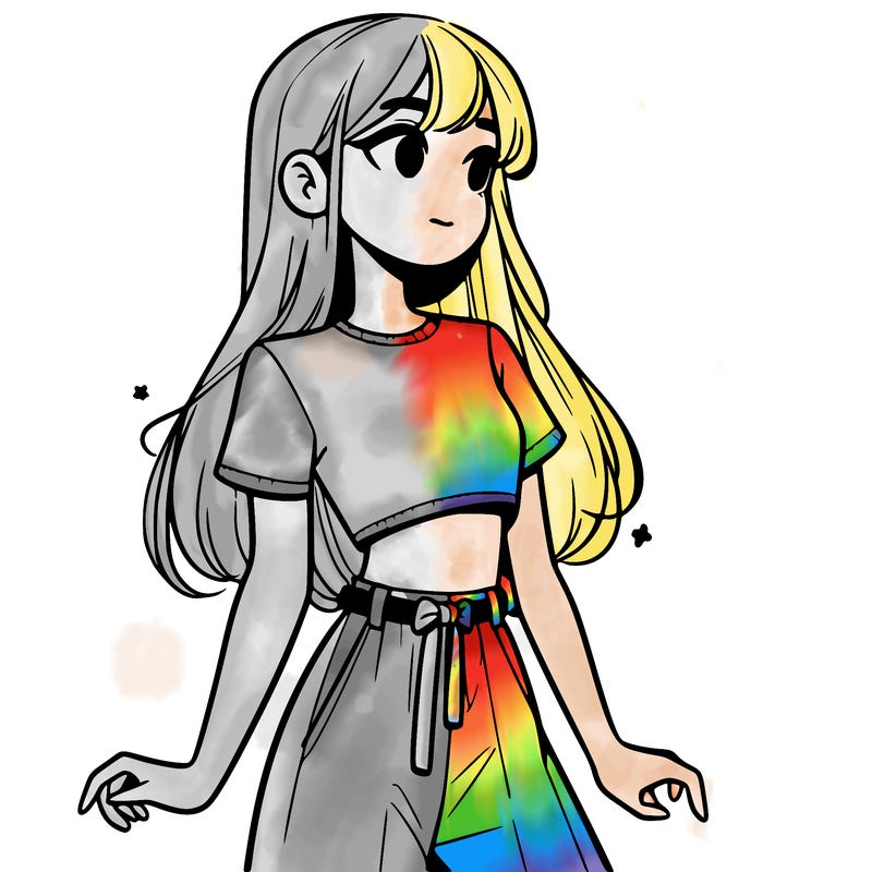 girl in a cute crop top