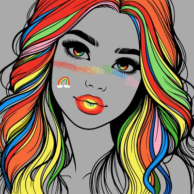 beautiful realistic girl