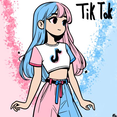 girl in a cute crop top