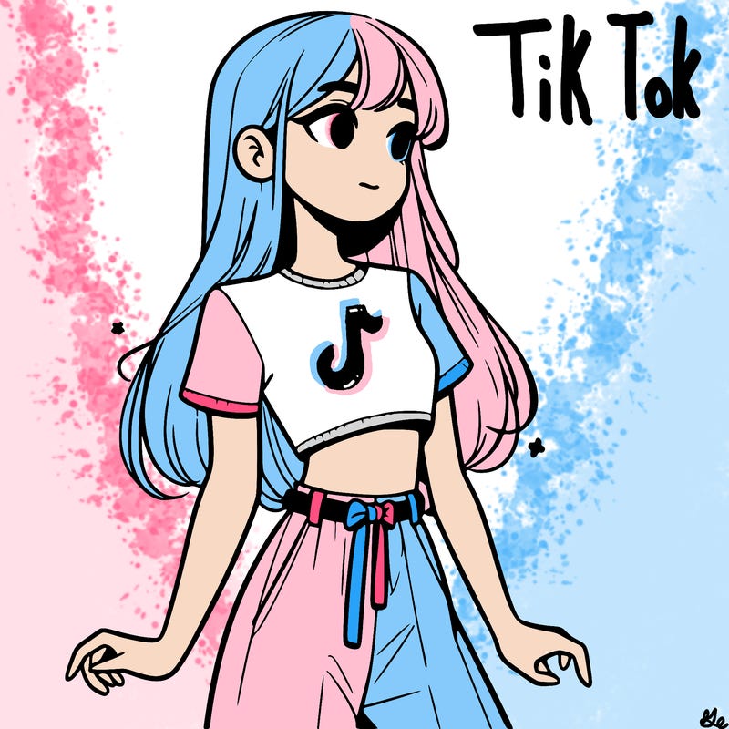 girl in a cute crop top