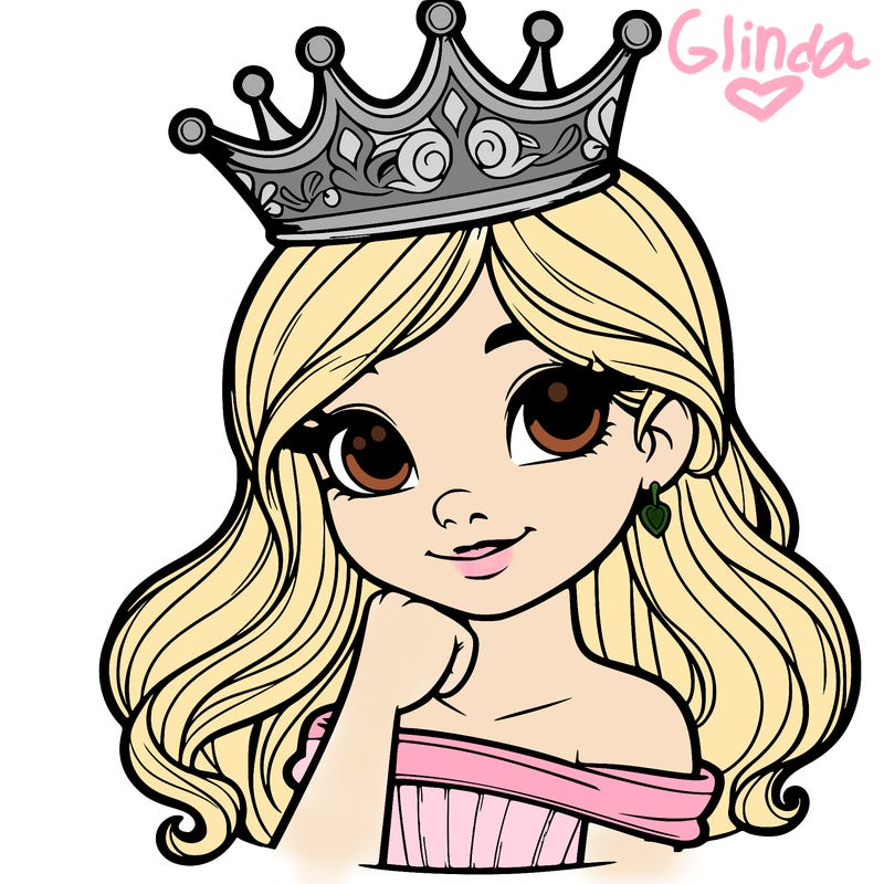 a realistic princess with a realistic crown