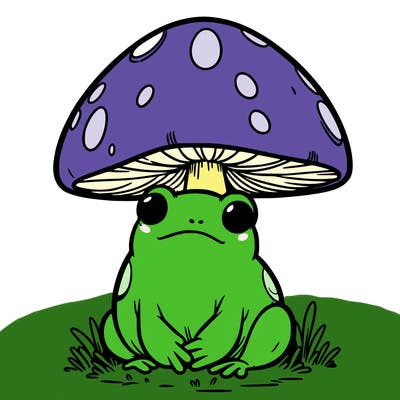 mushroom frog