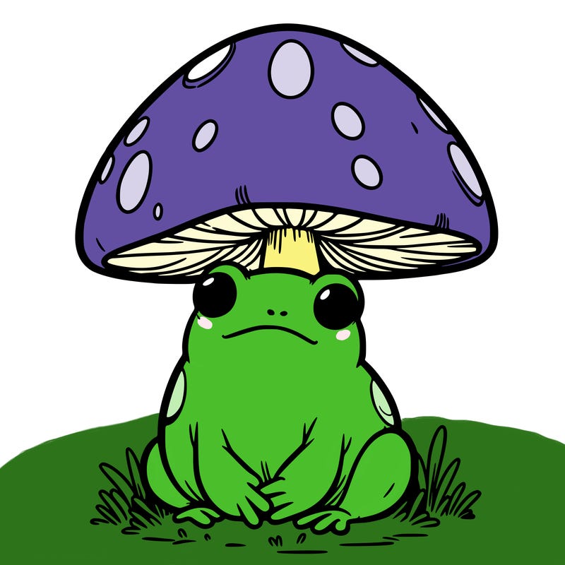 mushroom frog