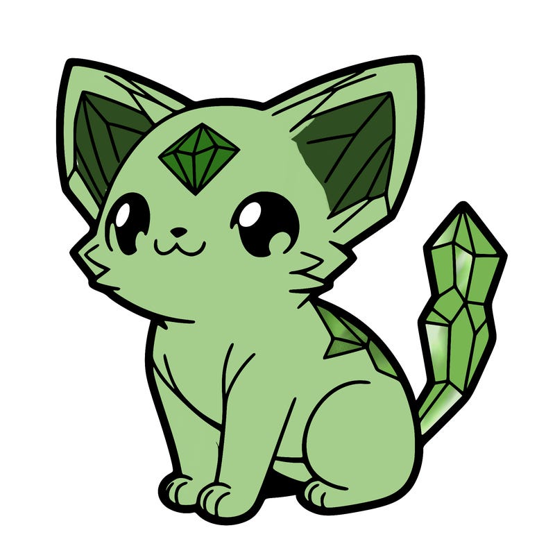 crystal kitten