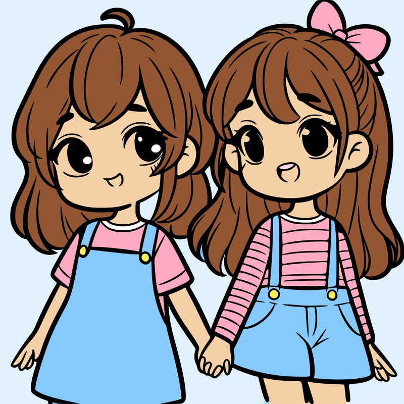 two girls