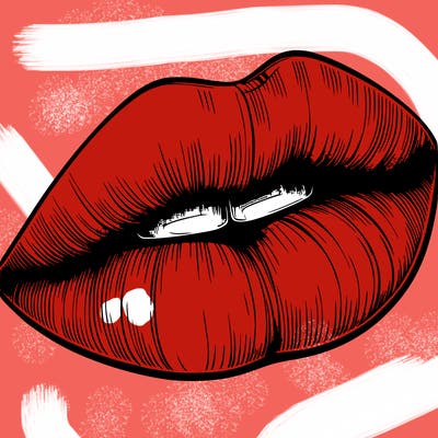 realistic lips