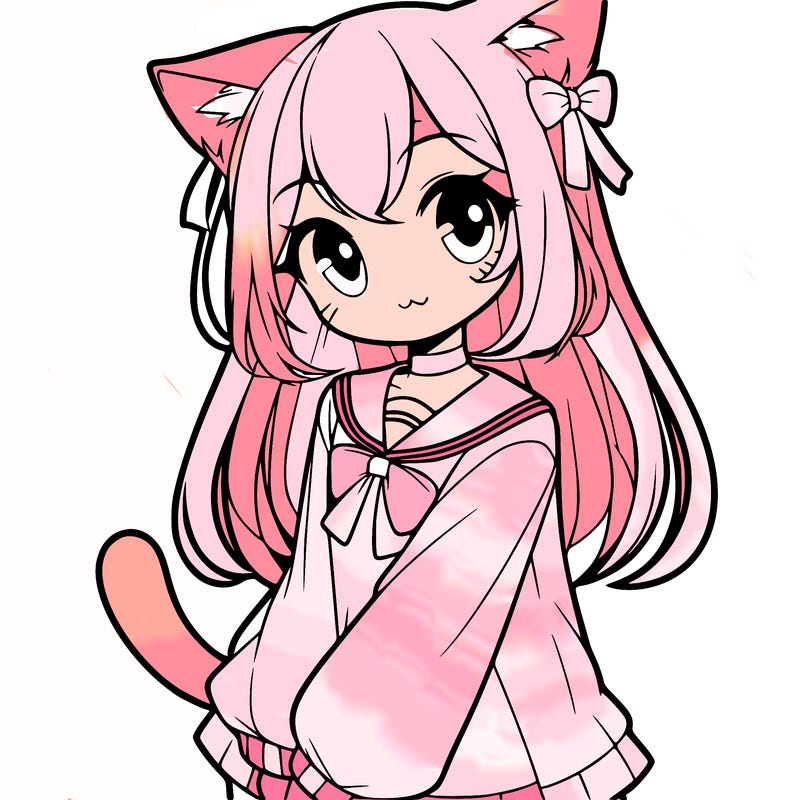 cat anime girl