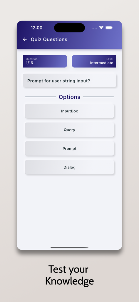 Learn VisualBasic - OnePercent - Education App | MWM