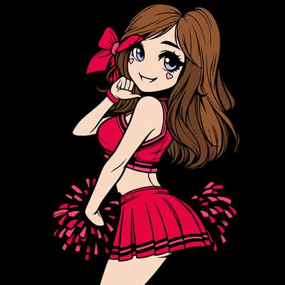 realistic cheerleader