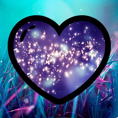a blank heart