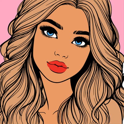 beautiful realistic girl