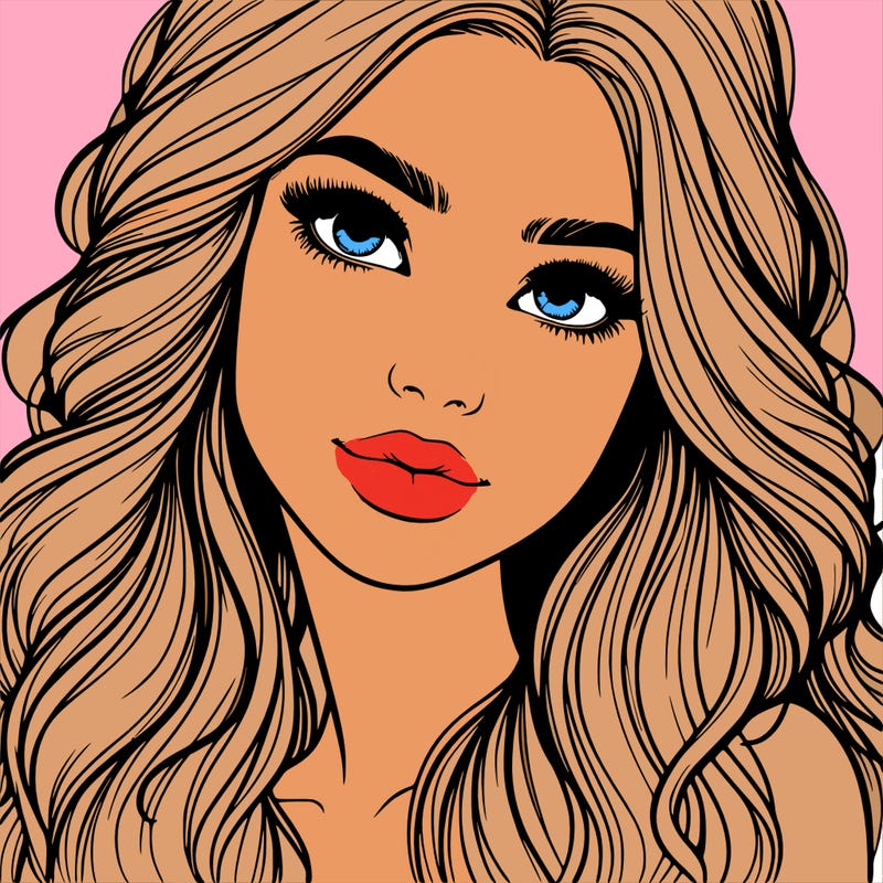 beautiful realistic girl