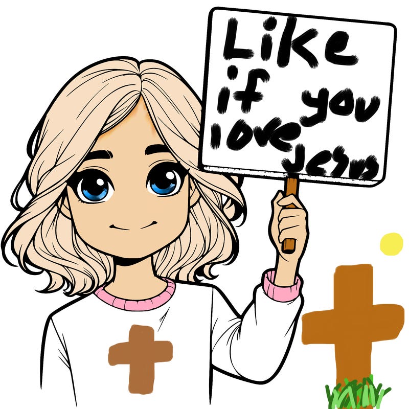 realistic girl holding up a sign