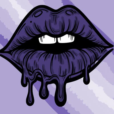 lips that look realistic and drip