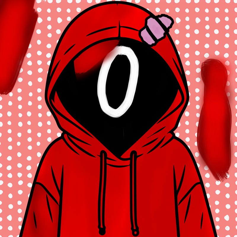 faceless girl in hoodie