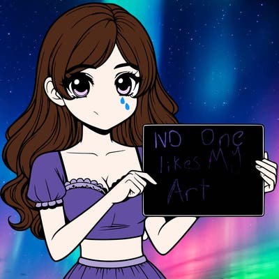 realistic pretty girl holding blank sign