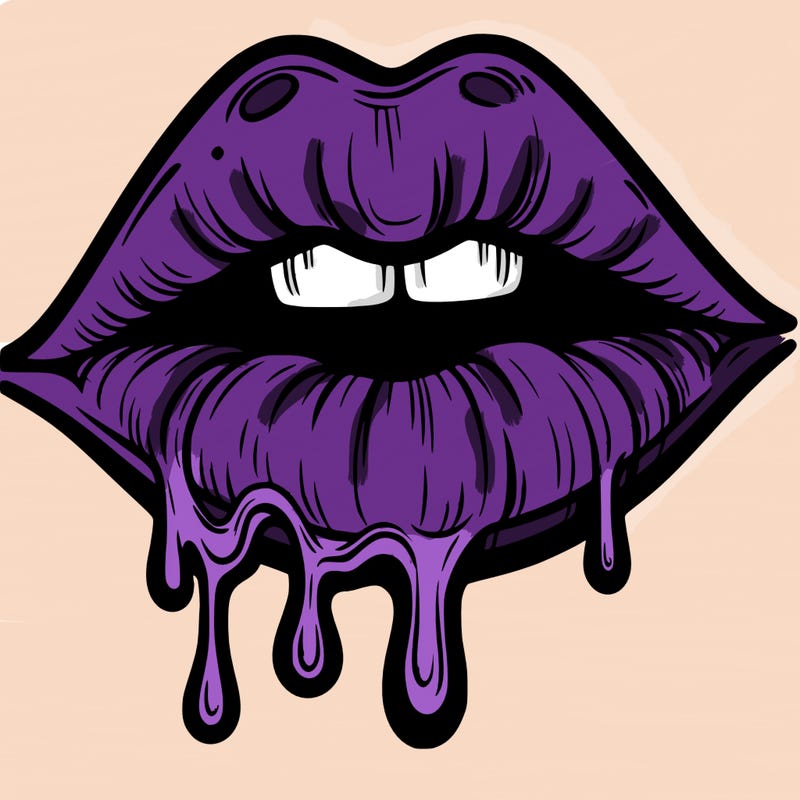 lips that look realistic and drip