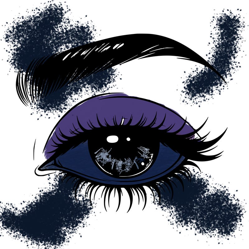 eye closed realistic