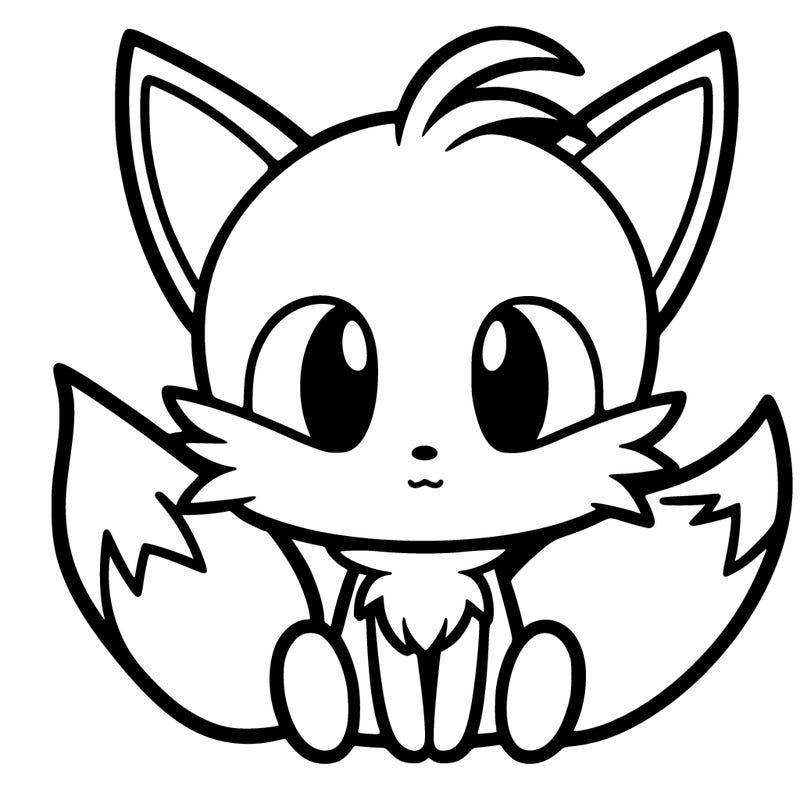tails a two tailed fox