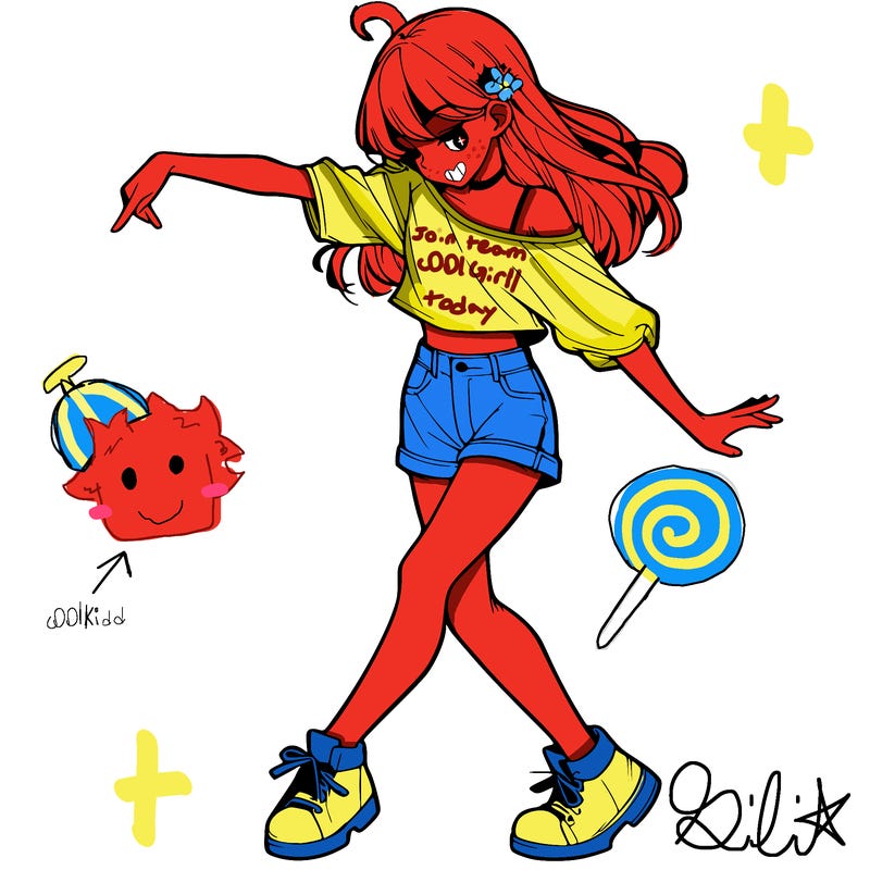 realistic girl danceing