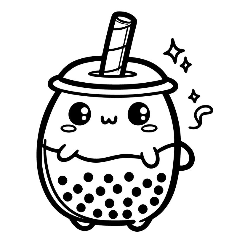 cute boba tea