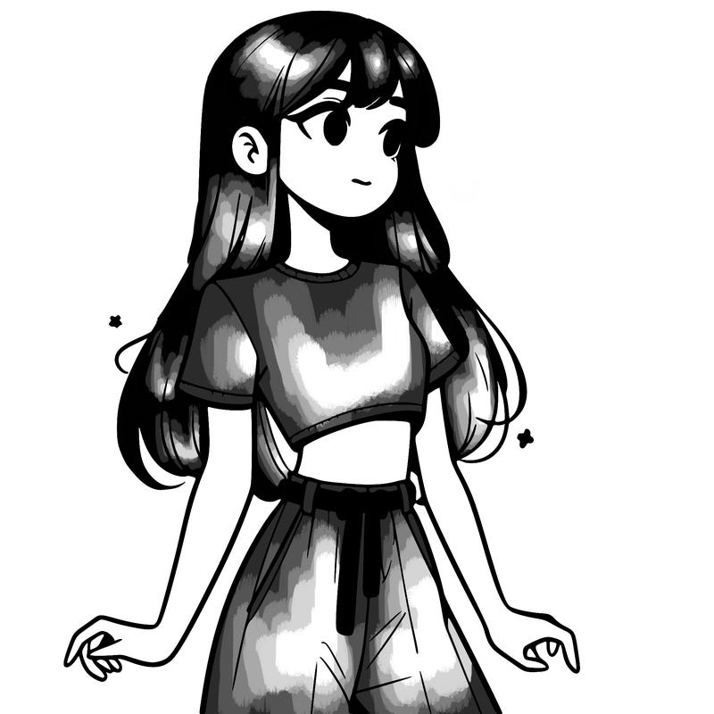 girl in a cute crop top