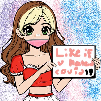 realistic pretty girl holding blank sign